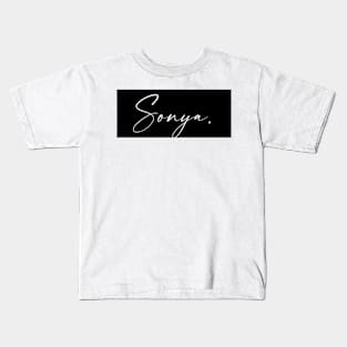 Sonya Name, Sonya Birthday Kids T-Shirt